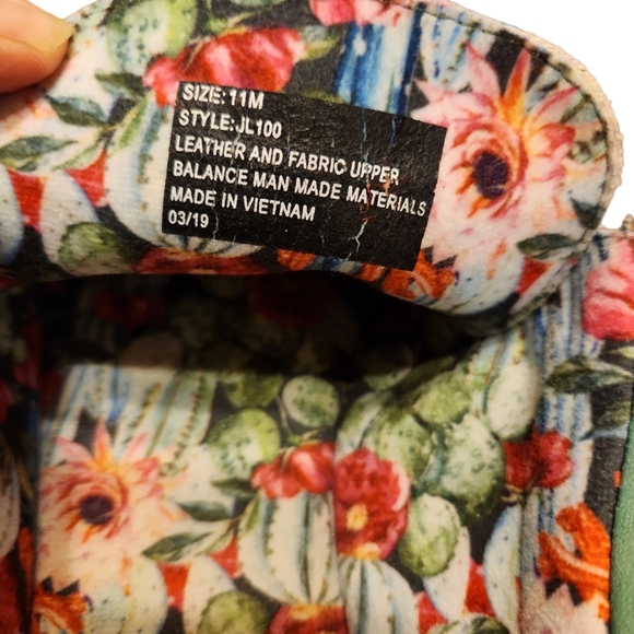 Justin Easy Rider Teal Leather Boaties Driving Shoes Size 11M - Picture 6 of 8